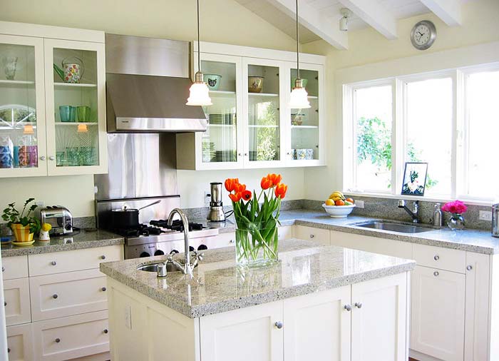 Kitchen and bathroom